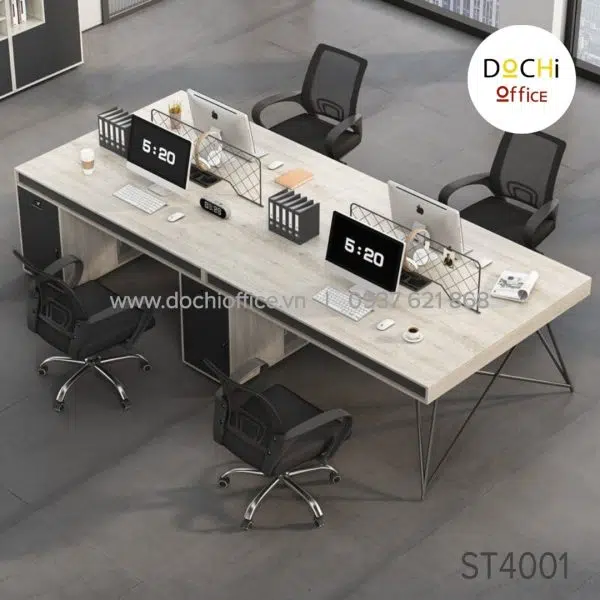 Cụm bàn làm việc 4 người ST4001