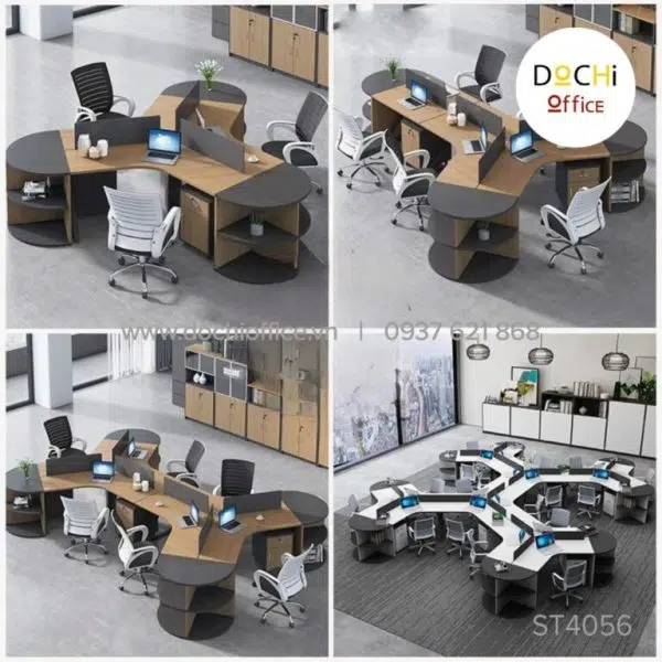 Bàn Làm Việc Gỗ Sang Trọng ST4056 - Cụm 6