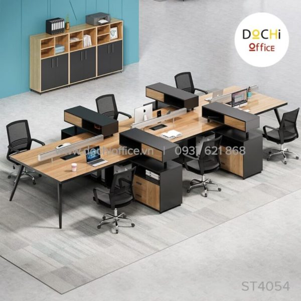 Bàn Làm Việc Nhóm ST4054 - Cụm 6 Bàn Làm Việc Nhóm ST4054 - Cụm 6