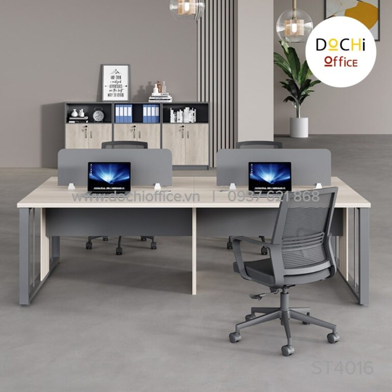 Cụm Bàn Làm Việc Nhân Viên ST4029 - Cụm 2 - Ảnh 2