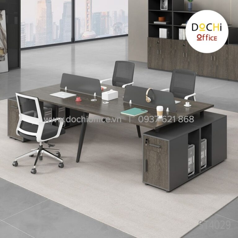 Cụm Bàn Làm Việc Nhân Viên ST4029 - Cụm 2 - Ảnh 4