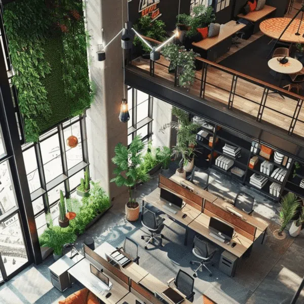 Văn phòng xanh không chỉ dừng lại ở việc bố trí nhiều cây xanh