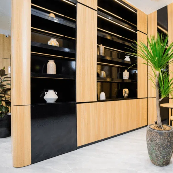 Tủ văn phòng có kệ phân tách không gian nhỏ