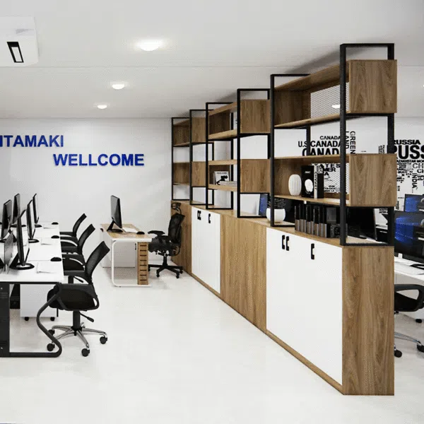 Gợi ý cách bố trí tủ văn phòng dạng kệ hiệu quả