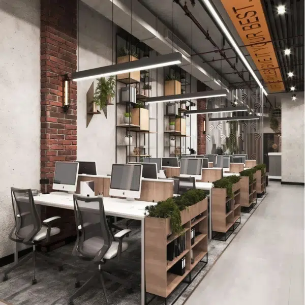 Thiết kế nội thất văn phòng phong cách công nghiệp (Industrial)