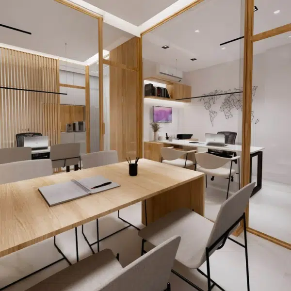 Top những mẫu thiết kế văn phòng 80m2 đẹp, hiện đại