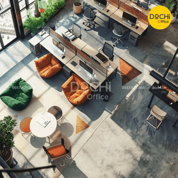 Xu hướng thiết kế nội thất văn phòng theo không gian mở