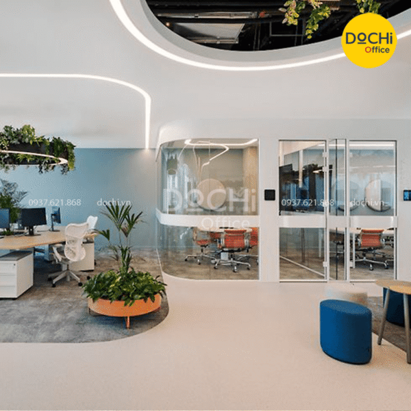 Bố trí công năng linh hoạt, phù hợp với tính chất công việc