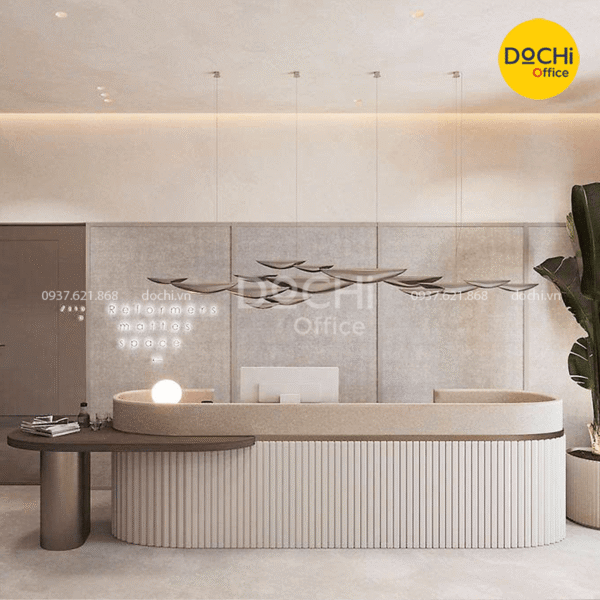 Quầy lễ tân cao cấp QLT088