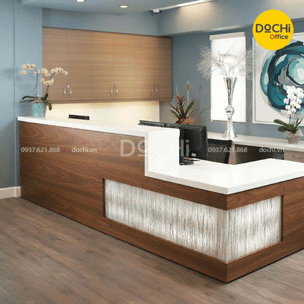 Quầy lễ tân cao cấp QLT089