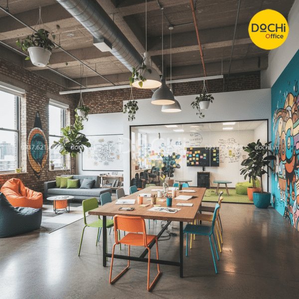 Cách bố trí văn phòng làm việc sáng tạo, năng động