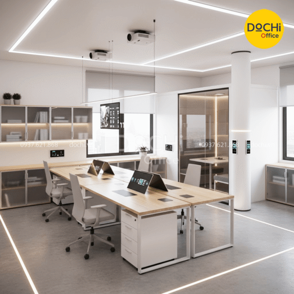 Cách bố trí văn phòng làm việc thông minh, tối ưu diện tích