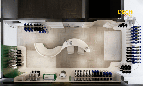 Thiết kế nội thất văn phòng Thiên Kim 60m2