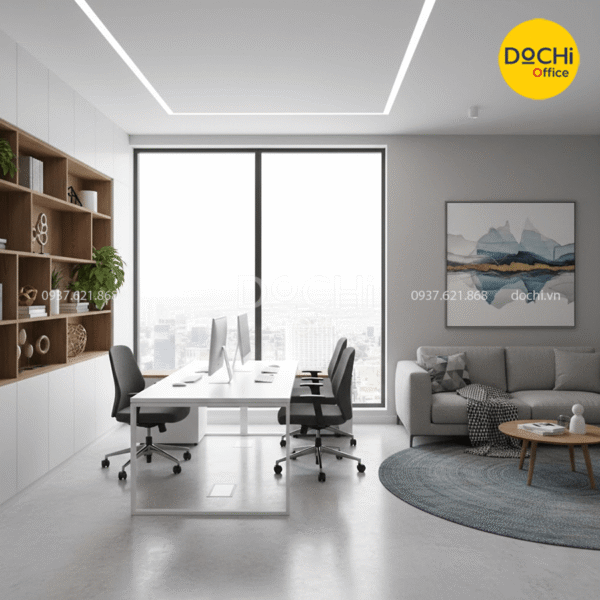Thiết kế nội thất văn phòng 30m2 hiện đại