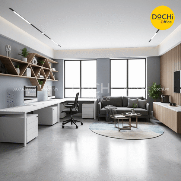 Kinh nghiệm thiết kế nội thất văn phòng 30m2 đẹp, tối ưu không gian