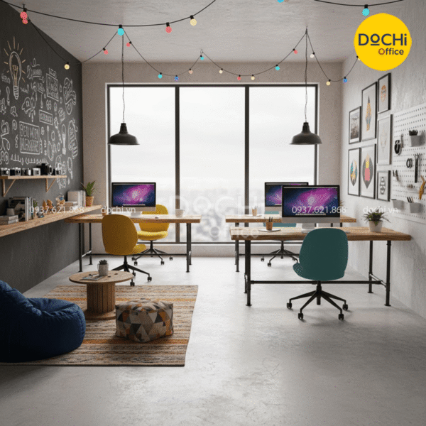 Mẫu nội thất văn phòng 30m2 sáng tạo