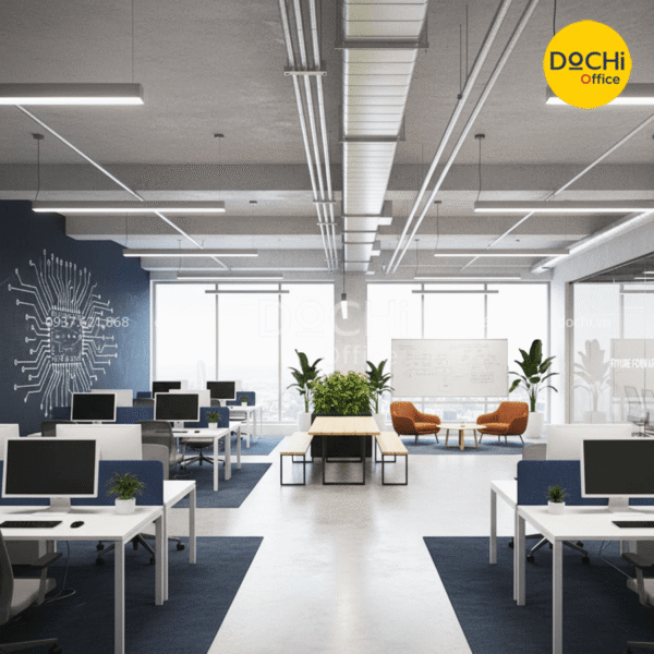 Kinh nghiệm bố trí văn phòng làm việc theo từng không gian