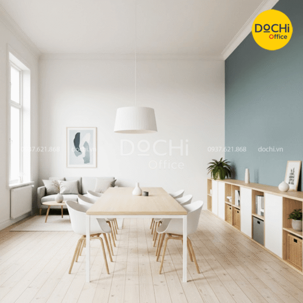 Thiết kế nội thất văn phòng 50m2 phong cách Scandinavian