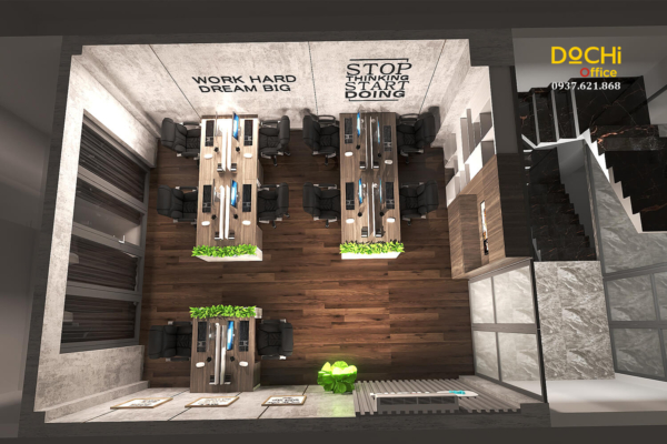 Thiết kế nội thất văn phòng công ty 28m2