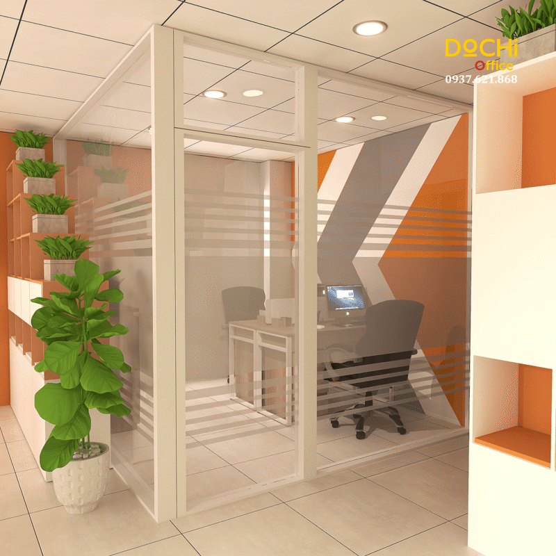 Khu vực phòng kế toán tầng trệt