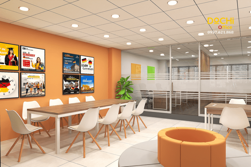 Khu vực thư viện tầng lửng