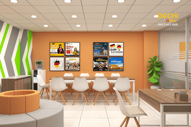 Khu vực thư viện tầng lửng