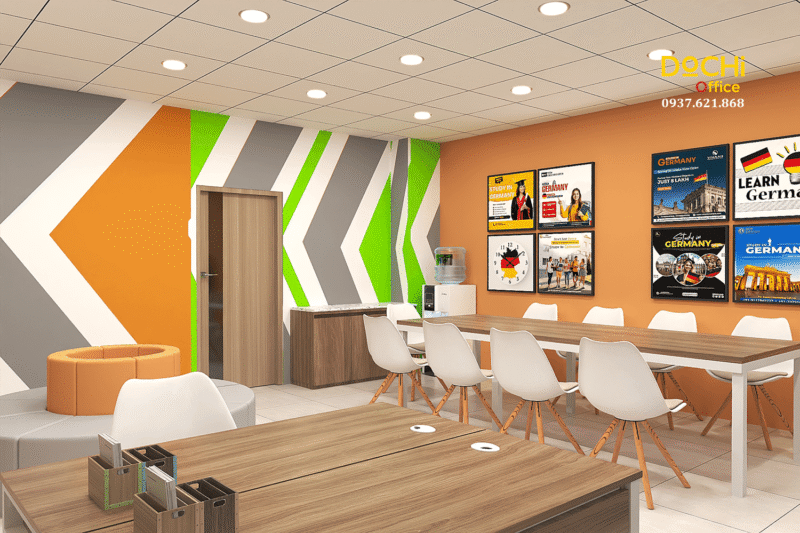 Khu vực thư viện tầng lửng