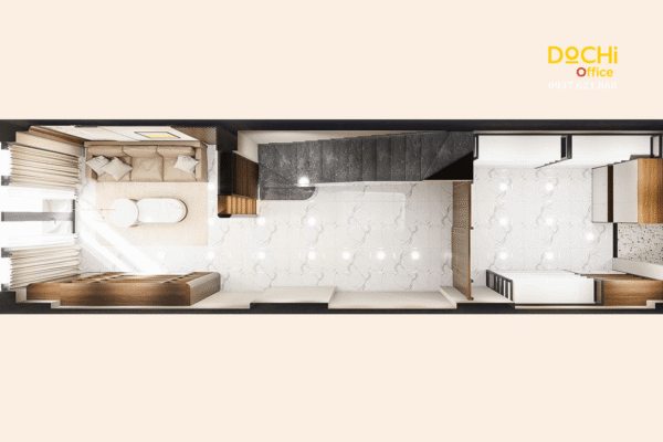 Nội thất văn phòng tầng trệt