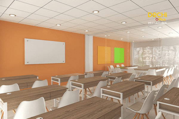 Tổng thể thiết kế nội thất văn phòng tầng 2, 3, 4