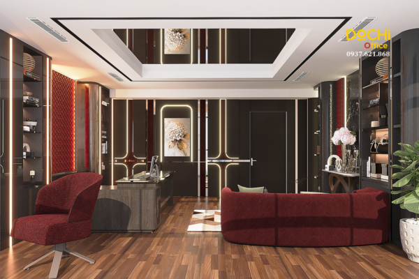 Phong cách thiết kế tổng thể phòng giám đốc