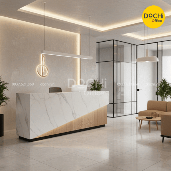 Mẫu thiết kế nội thất khu vực lễ tân