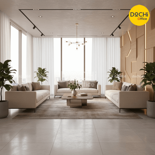 Mẫu thiết kế nội thất khu vực tiếp khách