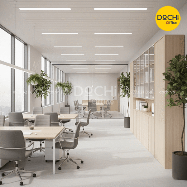 DOCHI OFFICE - Đơn vị thiết kế và thi công nội thất văn phòng trọn gói chuyên nghiệp
