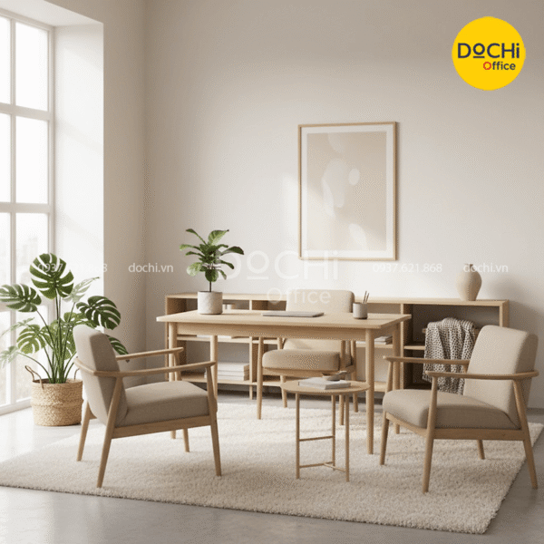 Mẫu thiết kế nội thất văn phòng phong cách Scandinavian