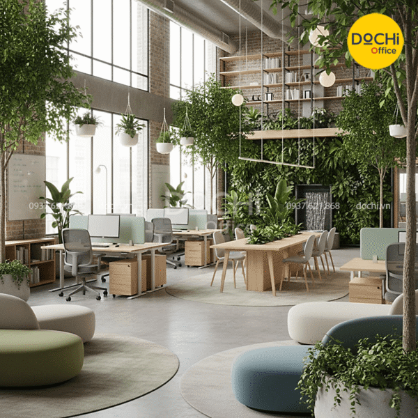 Một số nguyên tắc khi thiết kế văn phòng chuẩn “Xanh”