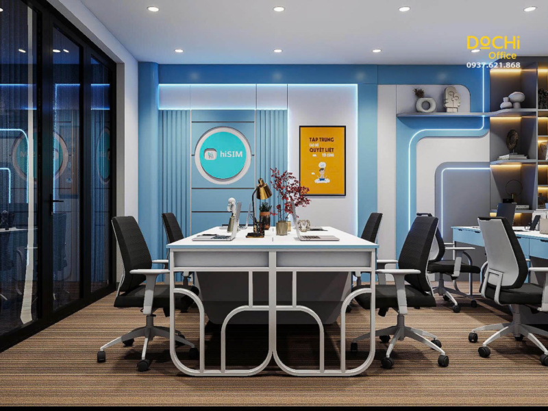 Khu vực cụm bàn làm việc