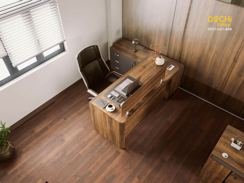 Không gian khu vực bàn giám đốc