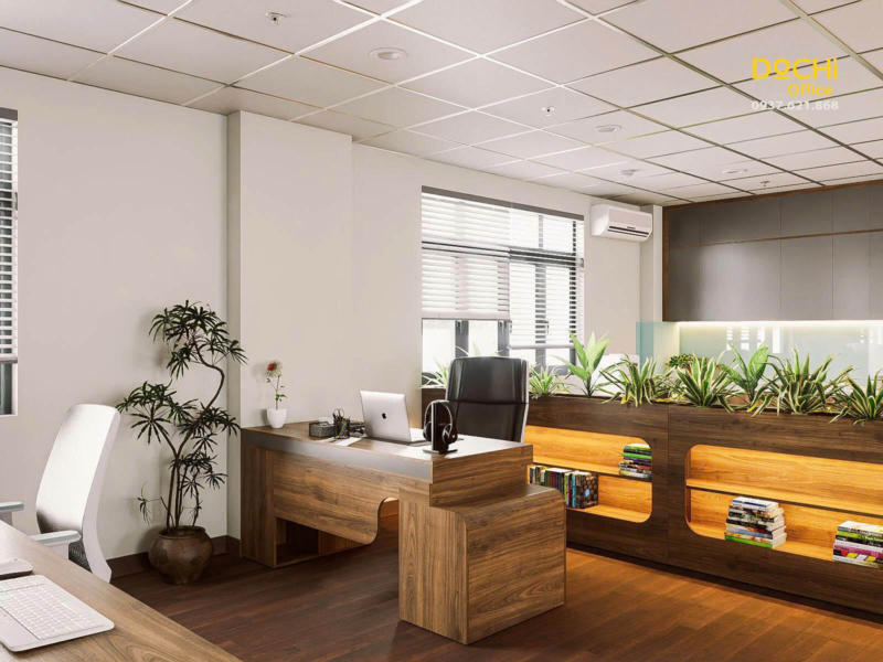 Không gian khu vực bàn giám đốc