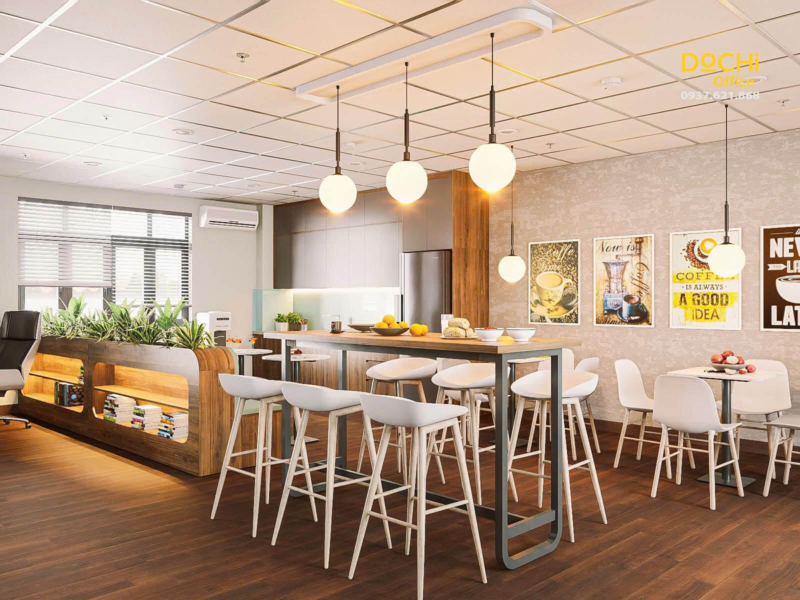 Không gian pantry và khu thư giãn