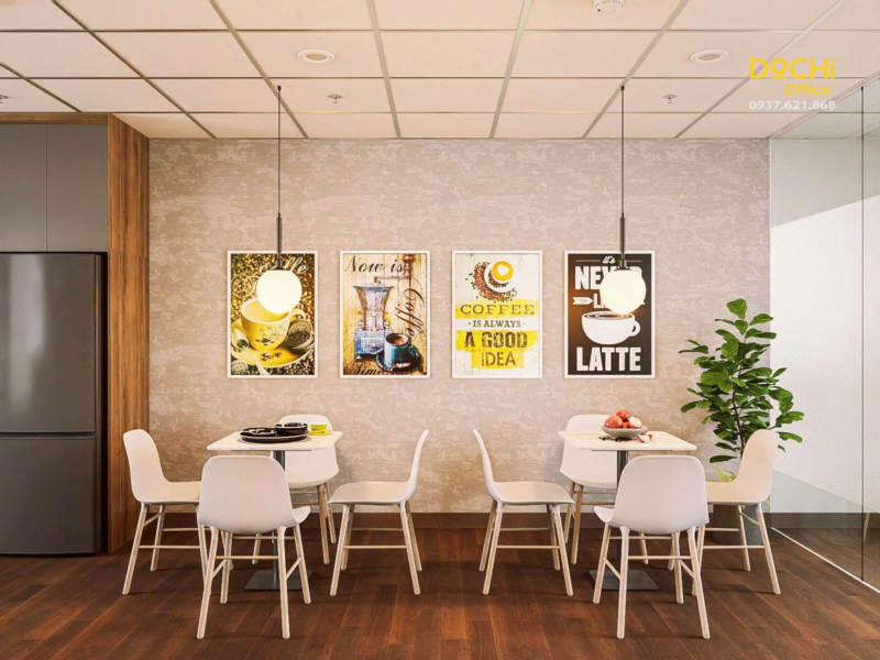 Không gian pantry và khu thư giãn