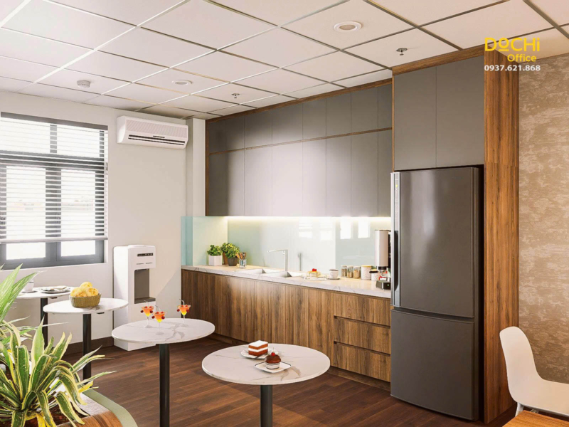 Không gian pantry và khu thư giãn