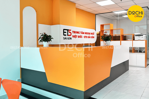 Dự án bàn giao nội thất văn phòng trung tâm ngoại ngữ Việt Đức ETS Sài Gòn