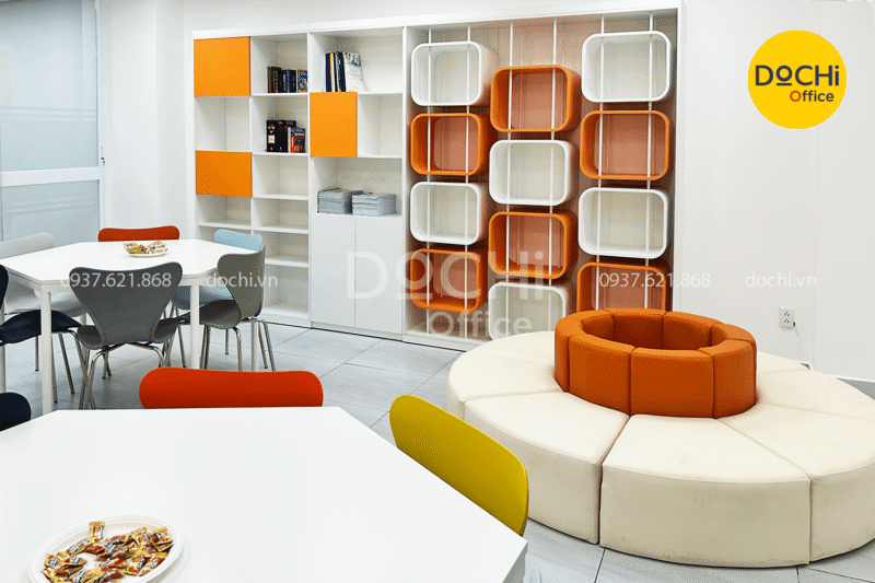 Khu vực thư viện tầng lửng