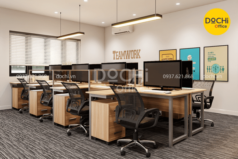 Thiết kế nội thất khu vực làm việc nhân viên