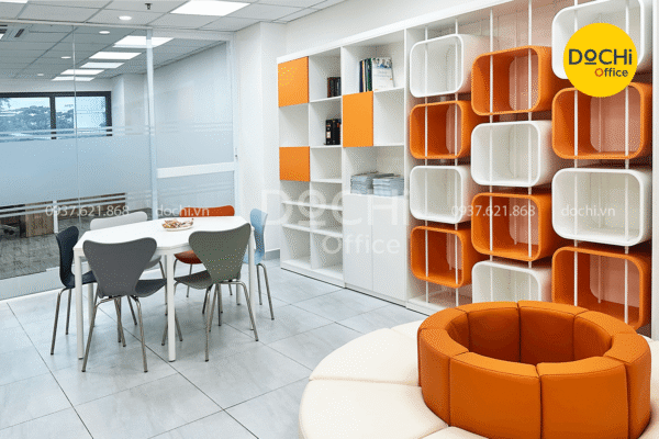 Tổng thể thiết kế nội thất văn phòng tầng lửng