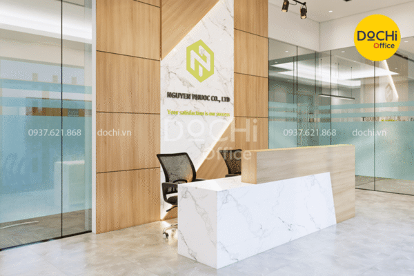 Bàn tiếp tân phòng tiếp khách