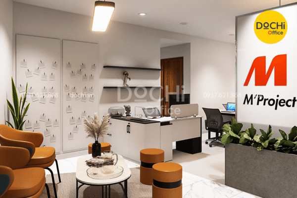 Mẫu thiết kế phòng tiếp khách tươi sáng