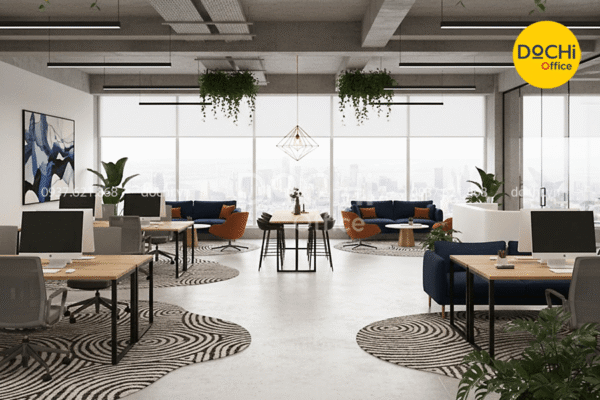 Tổng hợp mẫu thiết kế nội thất văn phòng 200m2