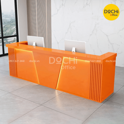 Đặc điểm nổi bật của quầy lễ tân hiện đại QLT096