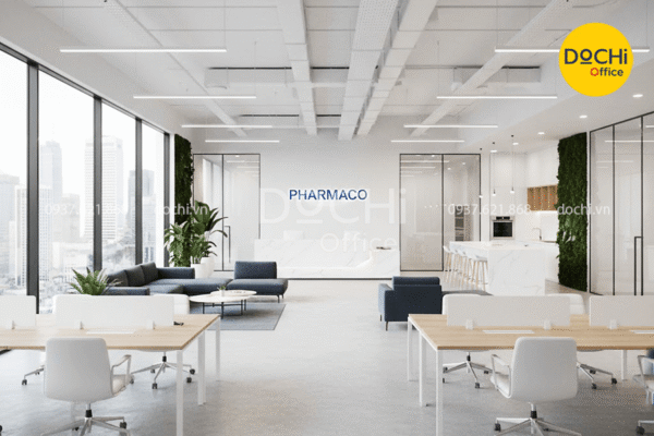 Tiêu chuẩn thiết kế nội thất văn phòng công ty dược
